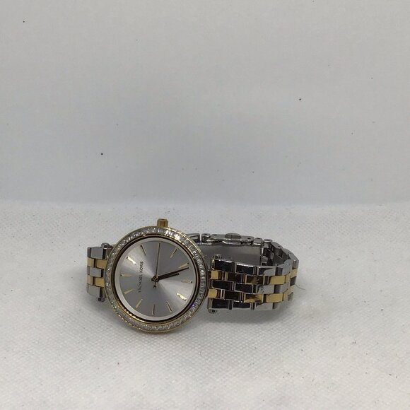 Pre-Owned Michael Kors Mini Darci MK3405 Two-Tone Glitz Women's 33mm Watch - Picture 13 of 16